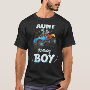 Camiseta Tia Das Mulheres Do Aniversário Do Monstro