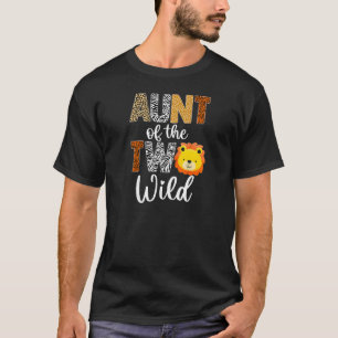 Camiseta Tia das Mulheres dos Dois segundos aniversários de