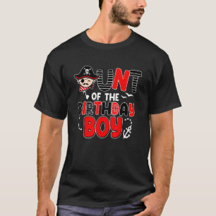 Camiseta Tia Das Mulheres Piratas De Aniversário