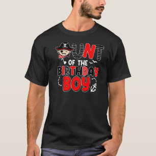 Camiseta Tia Das Mulheres Piratas De Aniversário