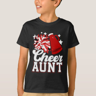 Camiseta Tia de Apoio de uma Tia Chefe de Torcida Tia Chefe