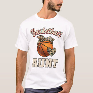 Camiseta Tia de Basquete Bandana Leopardo