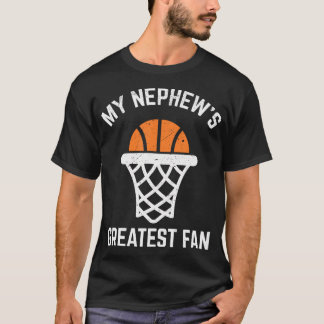 Camiseta Tia De Basquete Ou Tio O Maior Ventilador Do Meu S