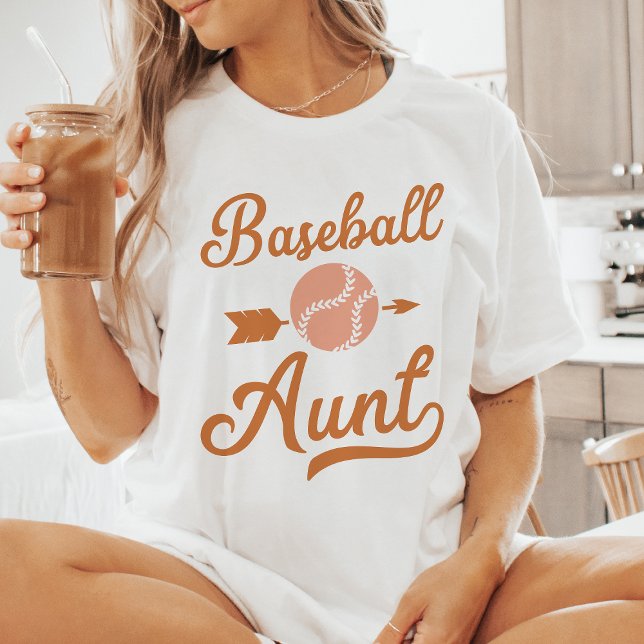 Camiseta Tia de Beisebol (Criador carregado)