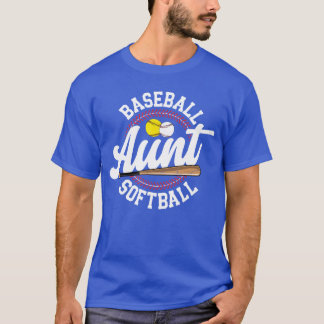 Camiseta Tia de beisebol softbol de jogador de beisebol sof