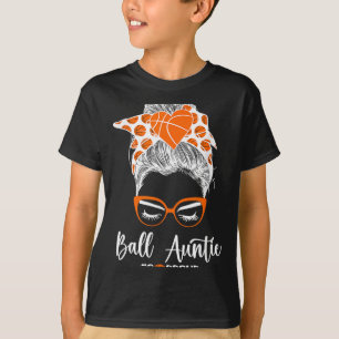 Camiseta Tia De Bola Tão Orgulhosa Tia De Basquete