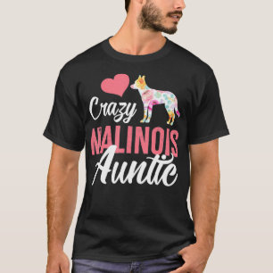 Camiseta Tia de Cachorro Louca Malinois Tona Engraçada