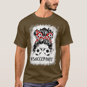 Camiseta Tia de futebol sanduíche Má Mulher-Arma Mãe