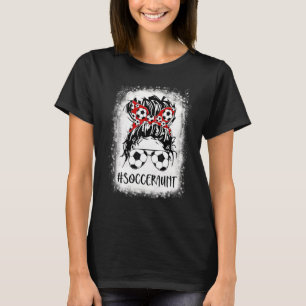 Camiseta Tia de futebol sanduíche Má Mulher-Arma Mãe