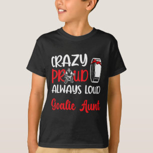 Camiseta Tia de Goleiro de Hóquei no Gelo Orgulhosa