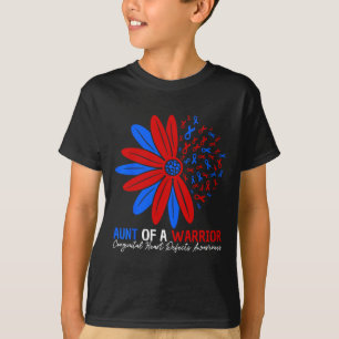 Camiseta Tia De Um Guerreiro, Awarene Defeito Cardíaco Cong