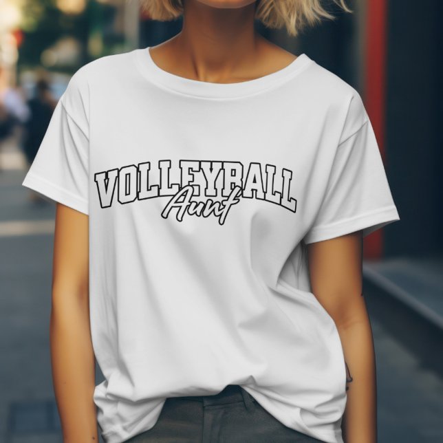 Camiseta Tia de Voleibol (Criador carregado)
