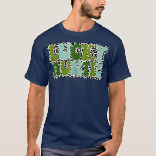 Camiseta Tia Dia de São Patrício Engraçada Da Tia Irlandesa