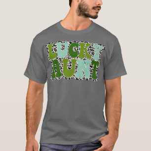 Camiseta Tia Dia de São Patrício Engraçada Tia Irlandesa Sh