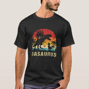 Camiseta Tia Dinosaur Funny Kid Tia Saurus 2022 Presente