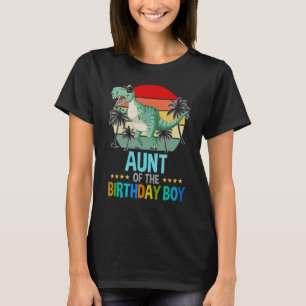 Camiseta Tia Dinossauro Da Família Aniversário Que Correspo