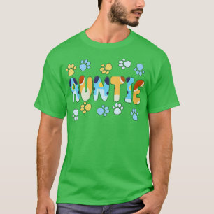 Camiseta Tia Do Aniversário Da Família De Cachorros