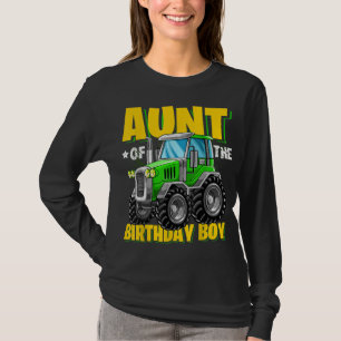 Camiseta Tia do Aniversário da Família Trator B