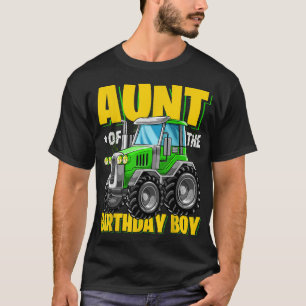 Camiseta Tia do Aniversário da Família Trator B