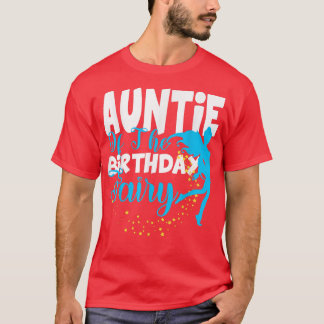 Camiseta Tia do Aniversário da Fantasia de Fada de Aniversá