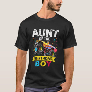 Camiseta Tia do Aniversário do Monstro do Aniversário Não