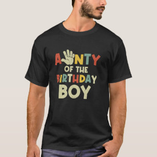 Camiseta Tia Do Aniversário Oi 5 Anos De Idade