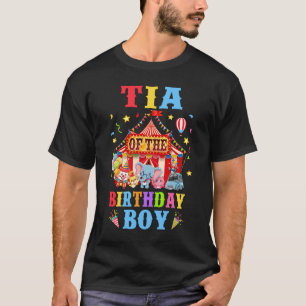Camiseta Tia Do Aniversário Para O Tema Do Carnaval De Boy