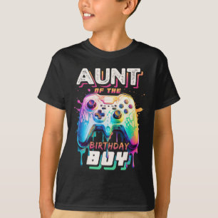 Camiseta Tia Do Aniversário Que Corresponde Ao Vídeo Da Fam
