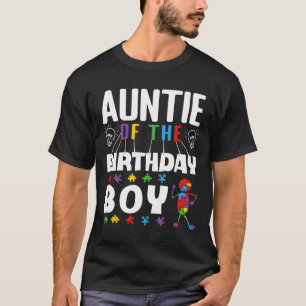 Camiseta Tia Do Autismo Autismo Quebra-cabeça
