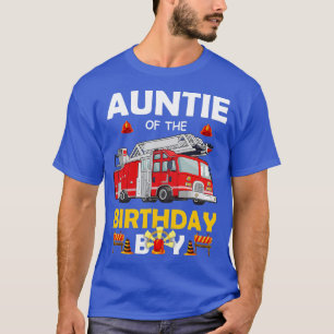 Camiseta Tia Do Bombeiro Aniversário