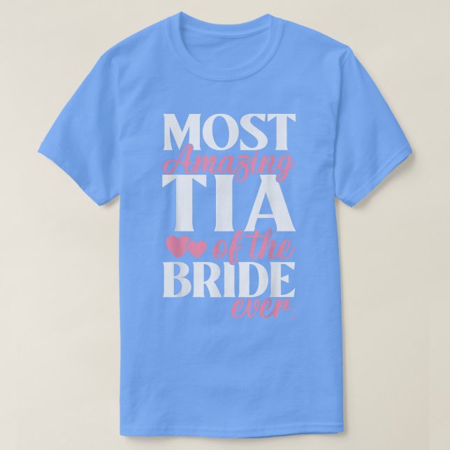 Camiseta Tia do casamento nobre (Frente do Design)