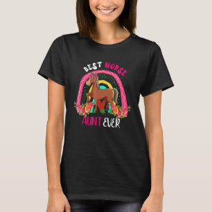 Camiseta Tia do Cavalo Mais Bonita Arco De Cavalo Torto Faz
