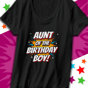 Camiseta Tia do História em quadrinhos de Super Herói do An