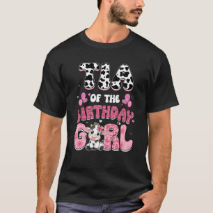 Camiseta Tia Do Nascimento Da Fazenda De Vaca Da Família 1r
