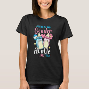 Camiseta Tia Do Partido Do Gênero Que Mantém O Gênero
