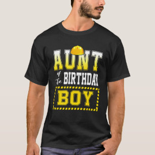 Camiseta Tia Do Partido Trabalhador Da Construção De Garoto