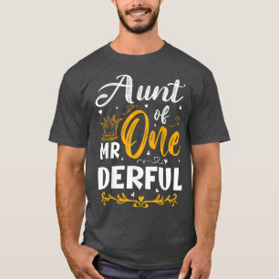 Camiseta Tia do Sr. Um Partido primeiro aniversario Derroga