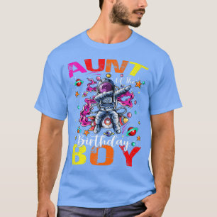 Camiseta Tia Do Tema Espacial Do Rapaz Astronauta De Aniver