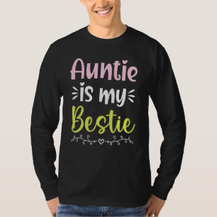 Camiseta Tia é minha melhor amiga Tia Melhor Tia de Sempre