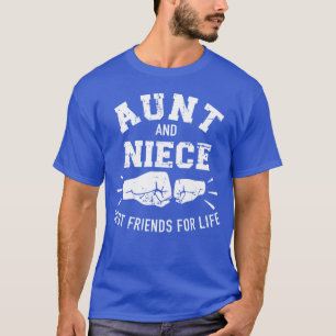 Camiseta Tia e sobrinha amigos para a vida divertida