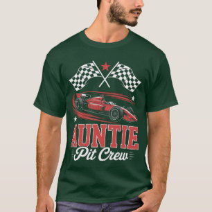 Camiseta Tia Equipe de Pitão Corrida de Carro Aniversário F