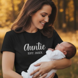 Camiseta Tia Estabeleceu Roteiro Moderno Preto