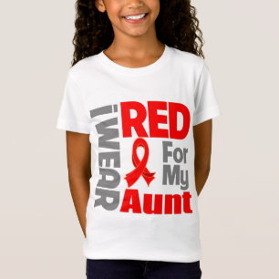 Camiseta Tia - Eu Visto Fita Vermelha