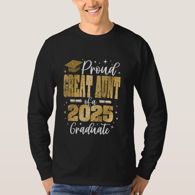 Camiseta Tia Excelente Orgulhosa de Gradu Formando 2025 (Frente)