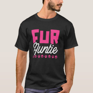 Camiseta Tia Felina Gatinho - Dono de Animal de Estimação T
