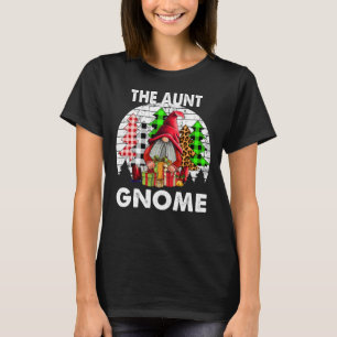 Camiseta Tia Gnomo Engraçada A Corresponder à Presente de N