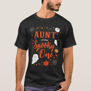 Camiseta Tia Halloween primeiro aniversario Coching Family