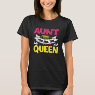 Camiseta Tia Incrível Você É A Rainha Dia de as mães As Mãe