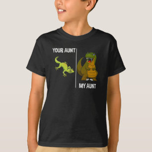 Camiseta Tia Legal Engraçada Dinossauro Lizard Dino