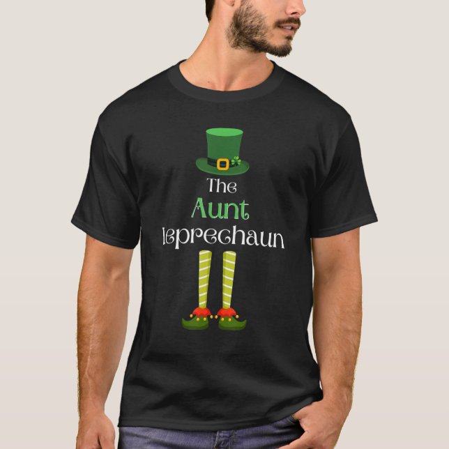 Camiseta Tia Leprechaun, Rua do Grupo Familiar. (Frente)